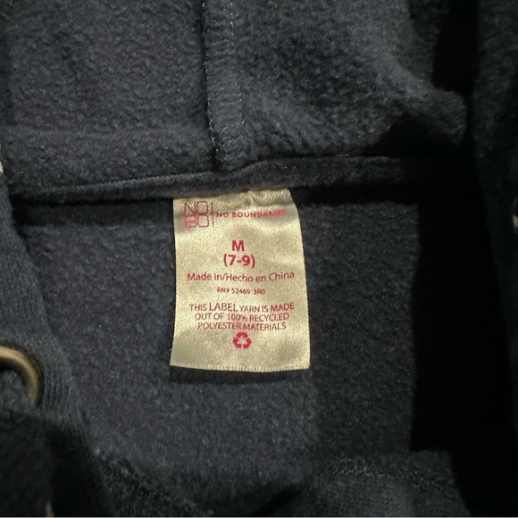 LIMITED TIME $4 ITEM!! No Boundaries Navy Star Print Hoodie - Picture 2 of 3